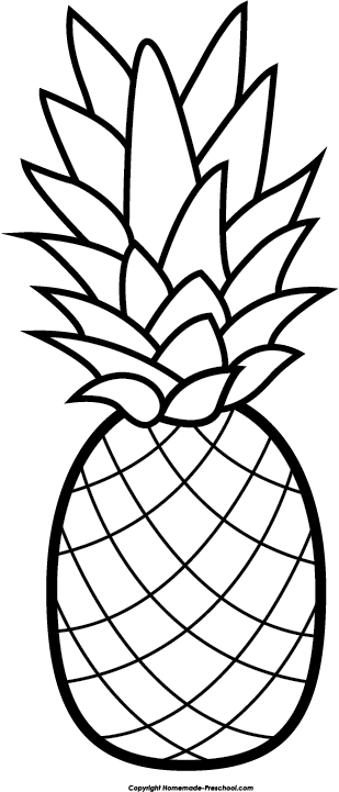 Clipart pineapple template. Free clip art hair