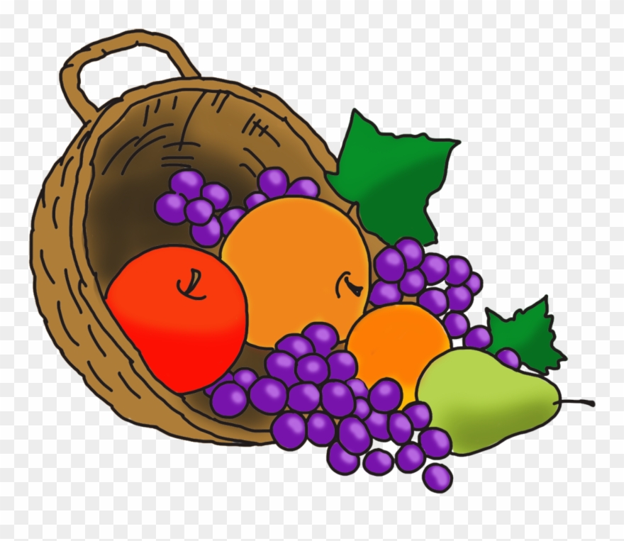 Thanksgiving tremendous freesgiving baskets. Cornucopia clipart fruit