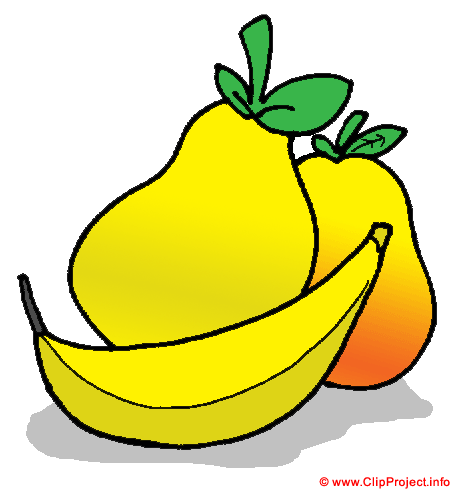 clipart fruit yellow fruit