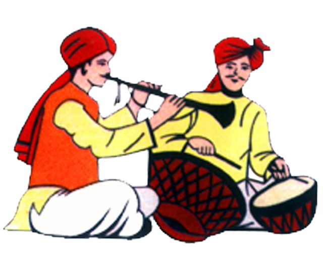  collection of hindu. People clipart marathi