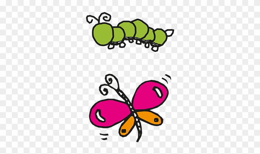 inchworm clipart caterpillar butterfly