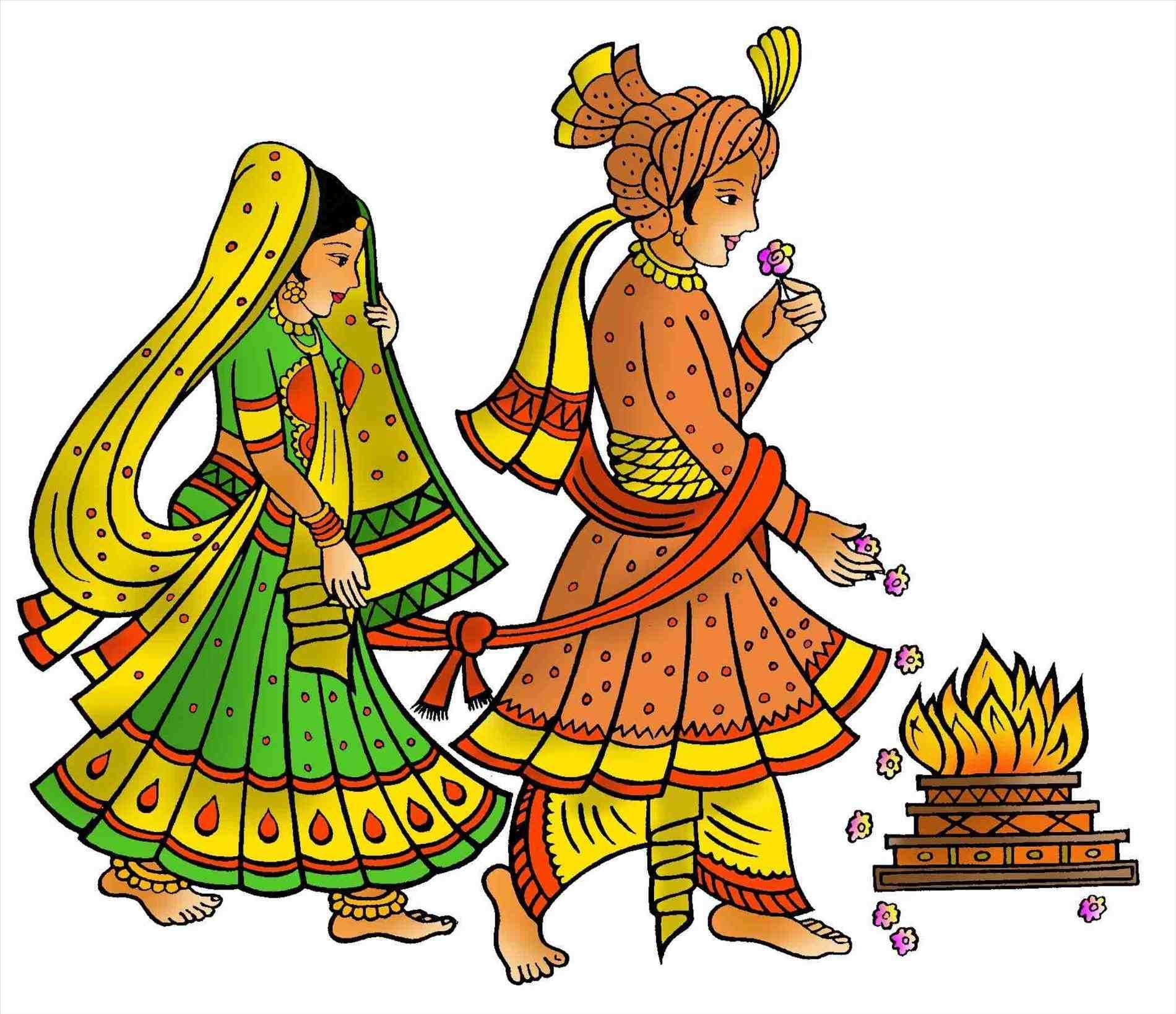 Marriage clipart indian wedding, Marriage indian wedding Transparent