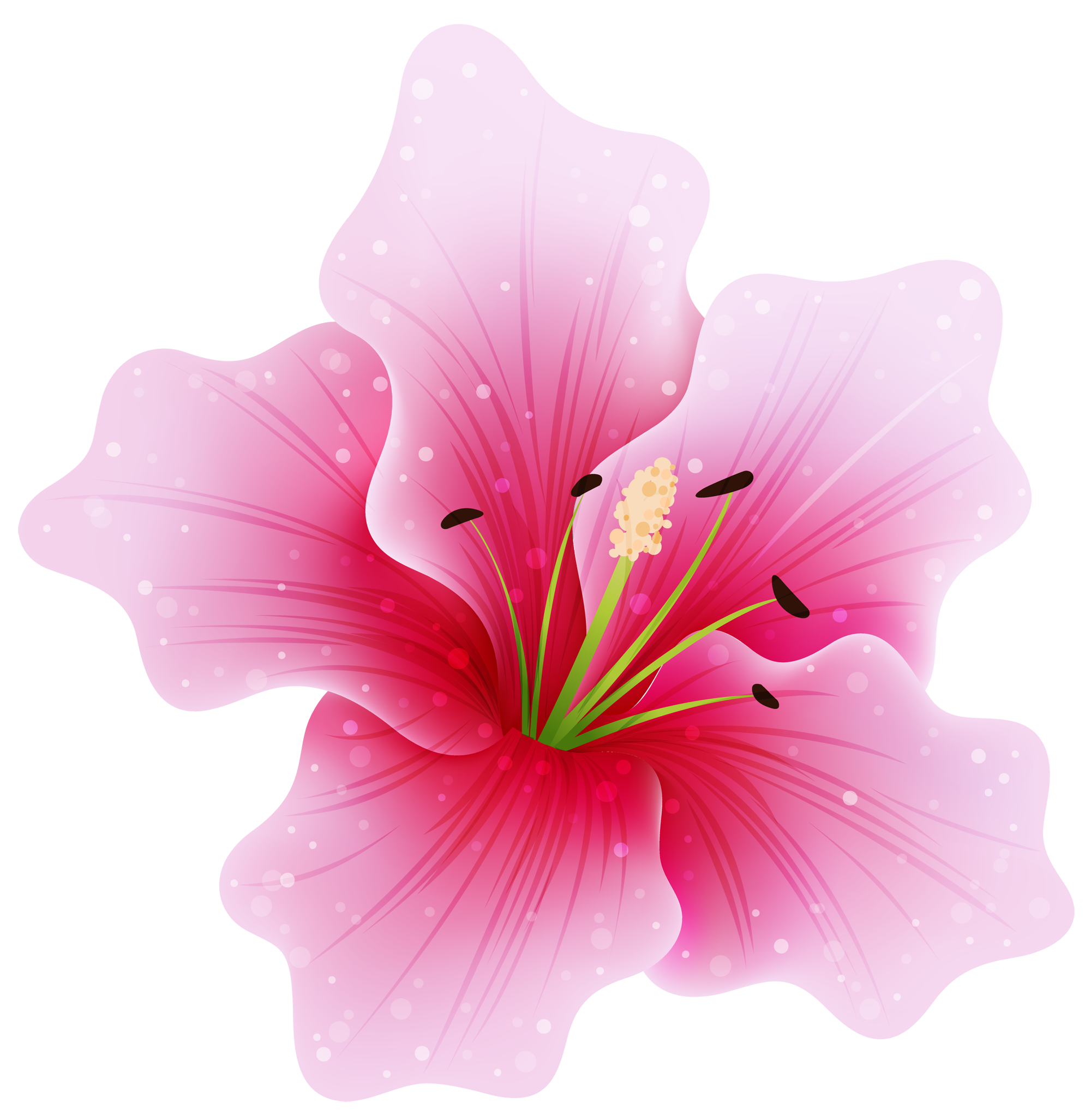 Pink flower png. Large clipart gallery yopriceville