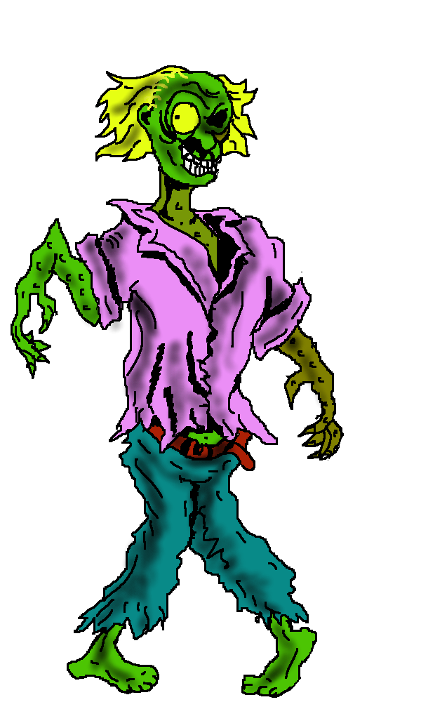 zombie clipart female zombie