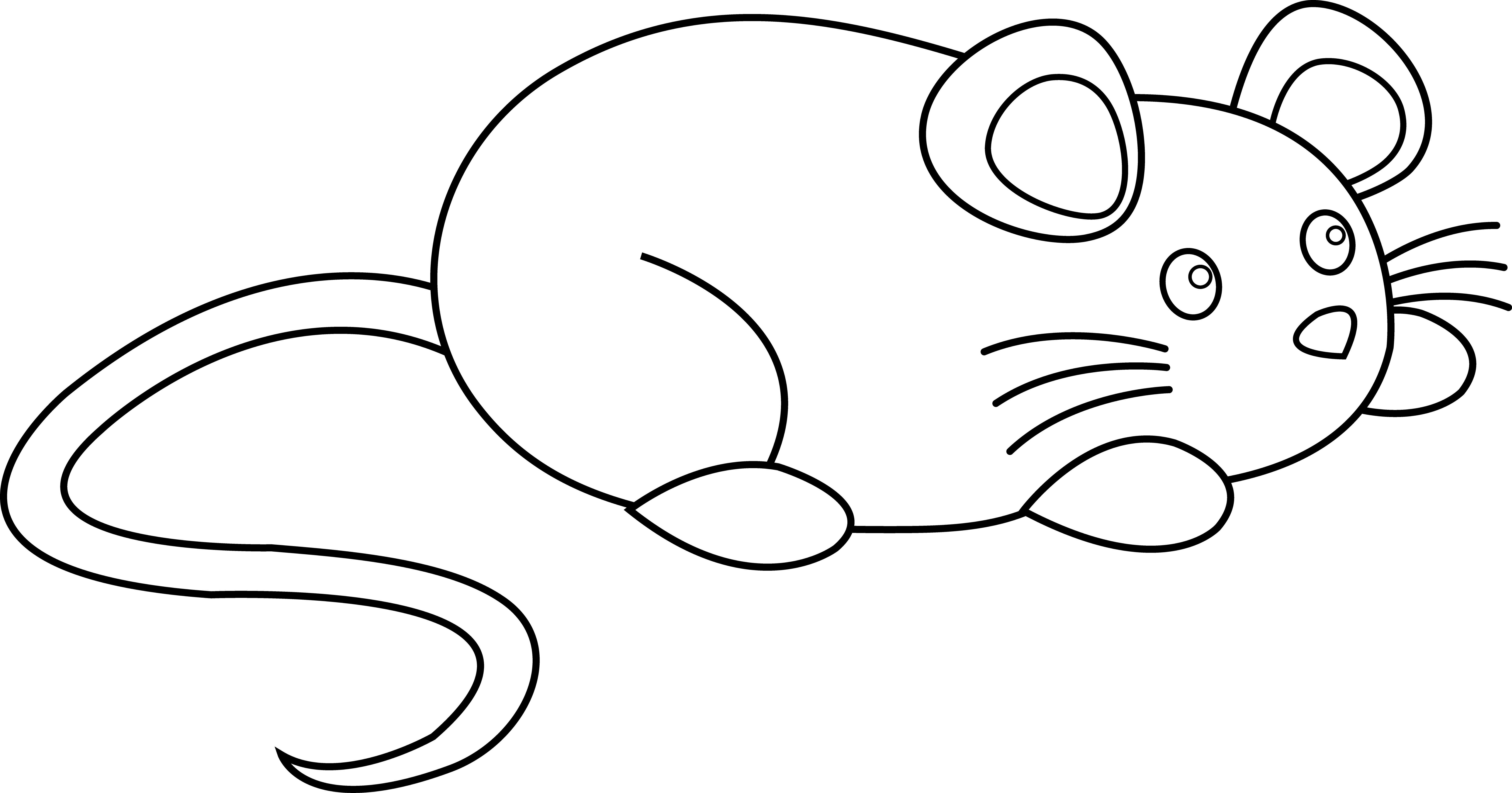 CRMla: Clip Art Of Rat Black And White