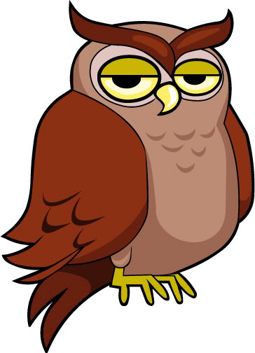 owls clipart animated