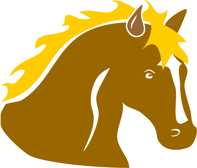 Printable . Head clipart mustang horse