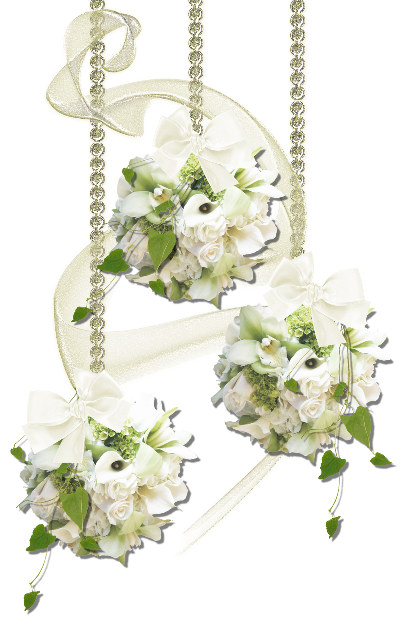 White flowers png yopriceville. Clipart gallery wedding decoration