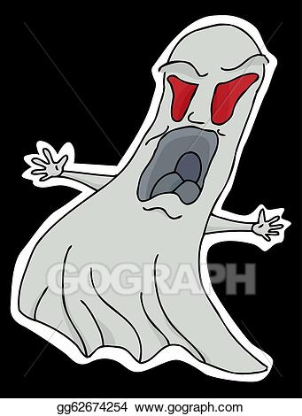 ghost clipart angry ghost