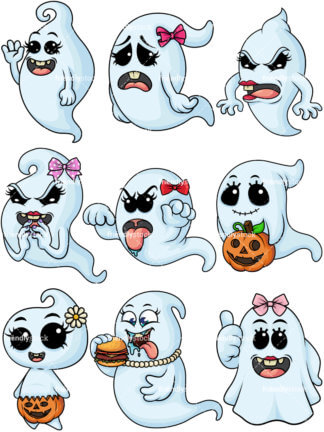 clipart ghost baby ghost