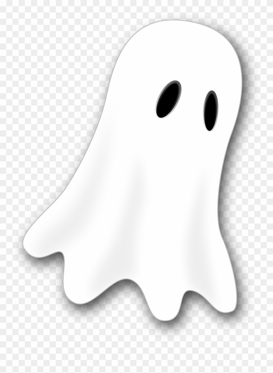 ghost clipart black background
