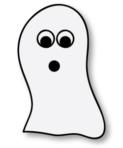 clipart ghost blank background