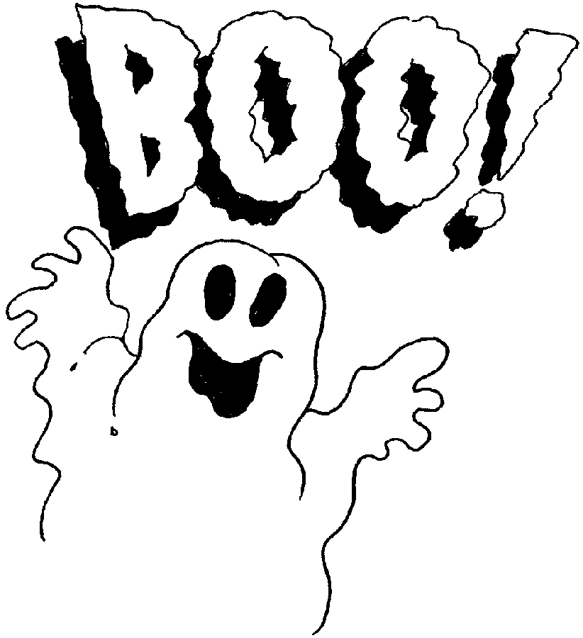 ghost clipart colour