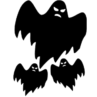 clipart ghost creepy