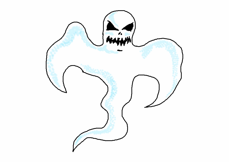 clipart ghost creepy