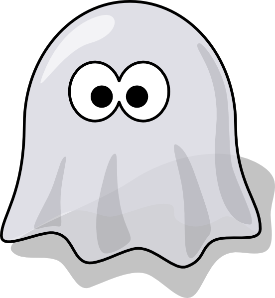 clipart ghost dog