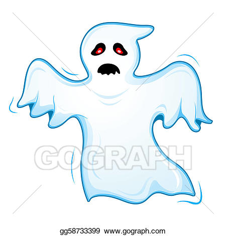 clipart ghost flying