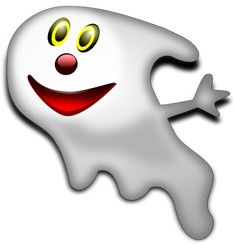 Free stock photo illustration. Ghost clipart blank
