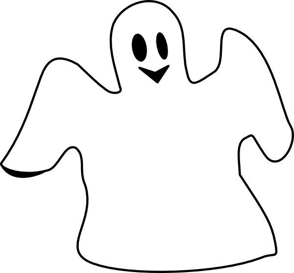 Clipart ghost ghost outline. Biology christophereppig what does