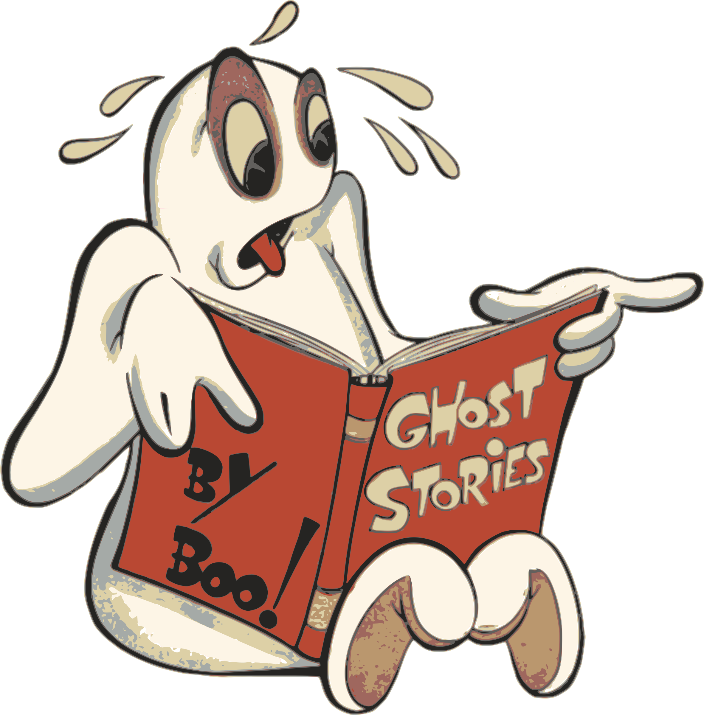 Spooked spook big image. Ghost clipart halloween clip art