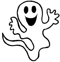Clipart ghost happy. Of panda free images