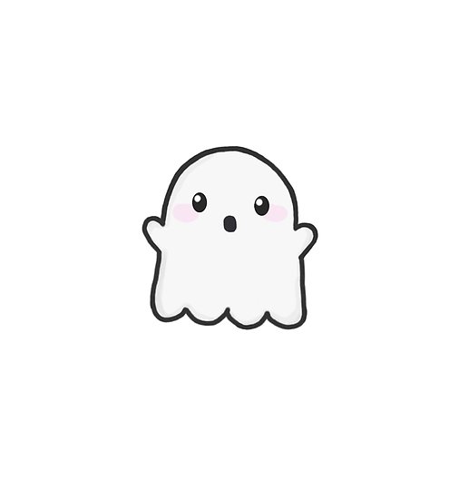clipart ghost kawaii