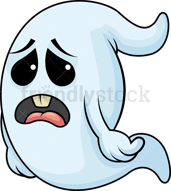 clipart ghost mad