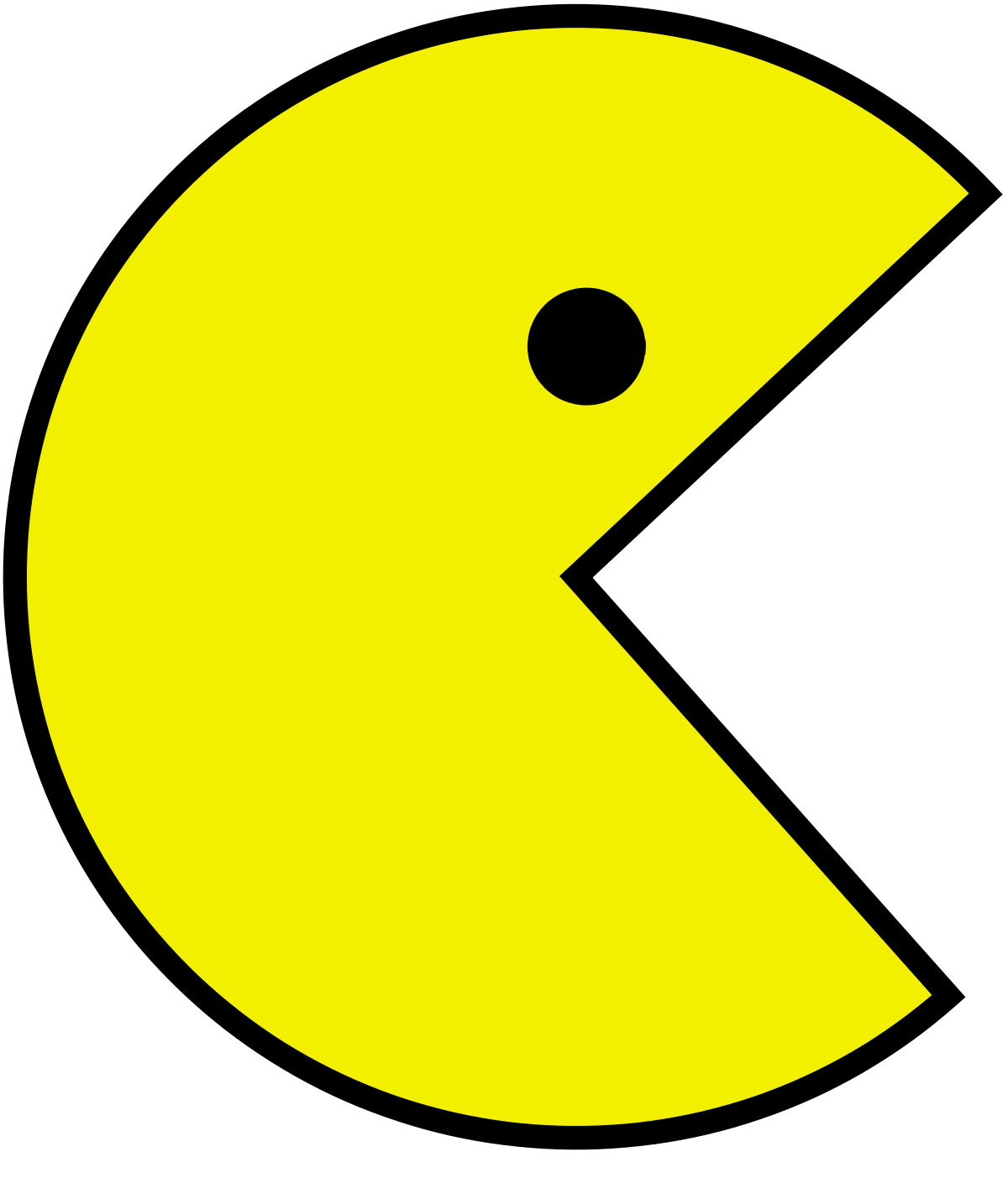 clipart ghost pac man