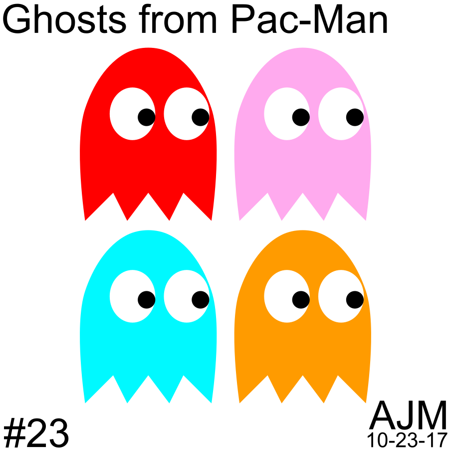 Pacman clipart ghosts. From pac man by