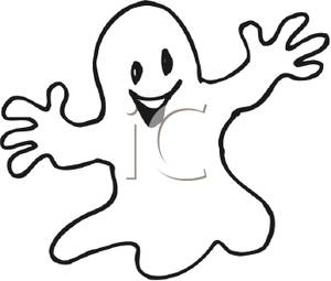 Cartoon of a in. Clipart ghost royalty free