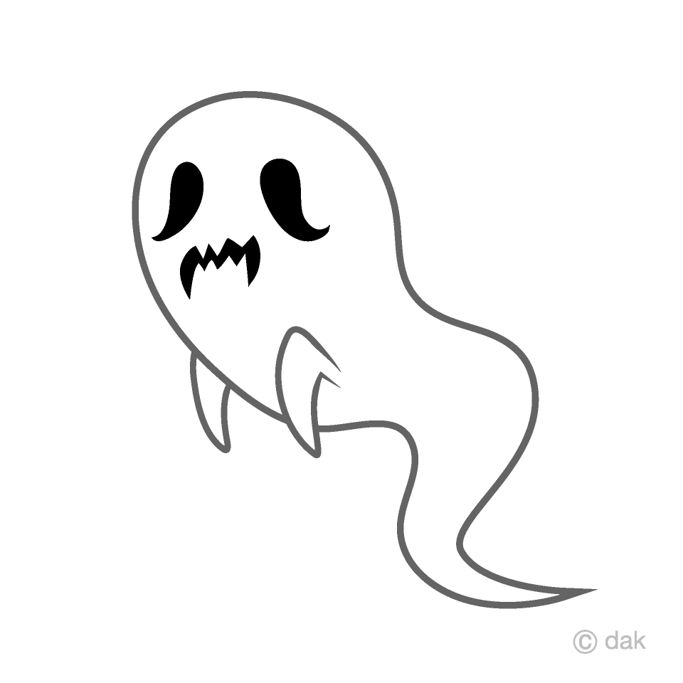 ghost clipart scary