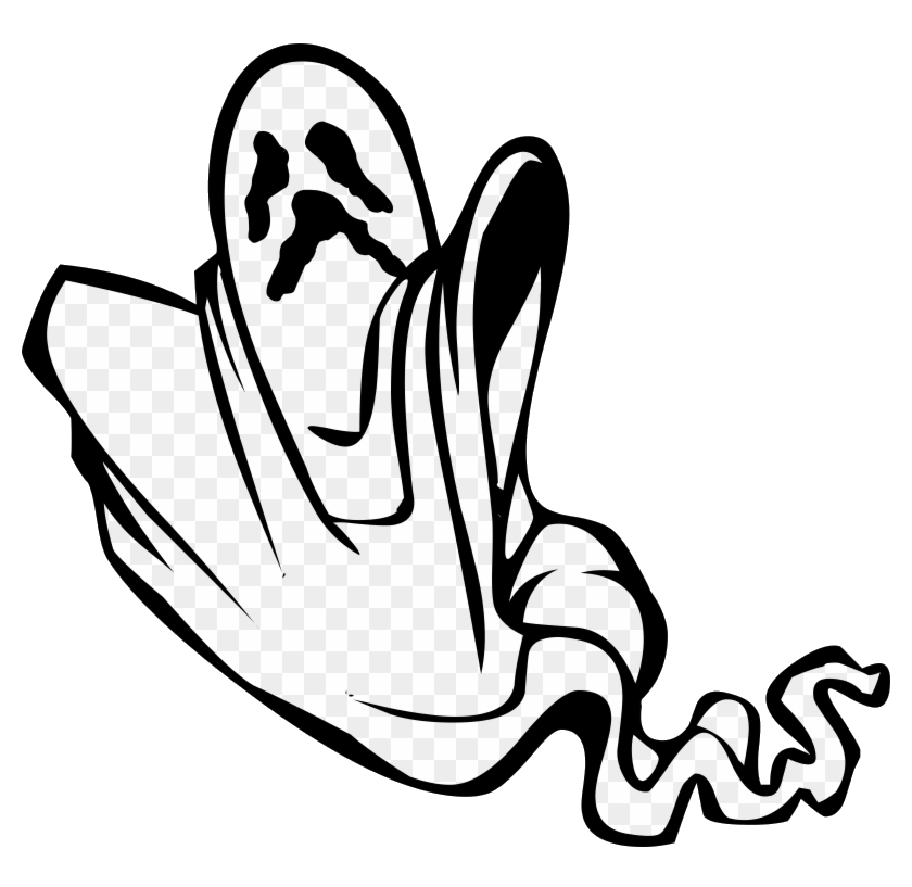 ghost clipart scary