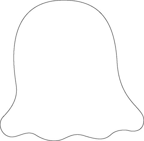 . Clipart ghost shape