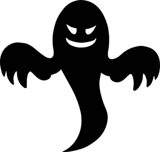 clipart ghost silhouette