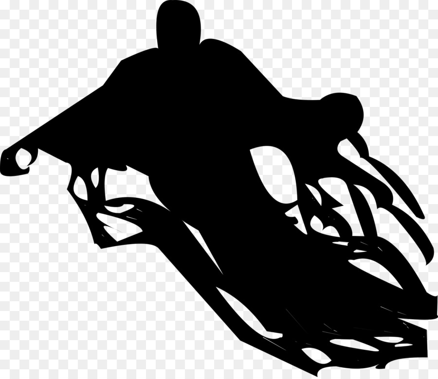 Clipart ghost silhouette. Cartoon drawing 