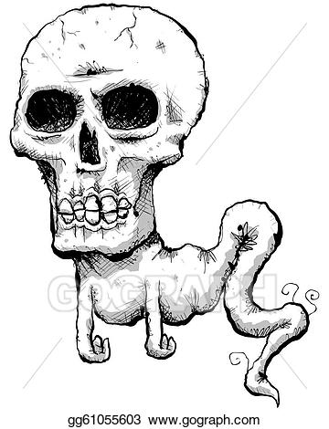 clipart skeleton ghost