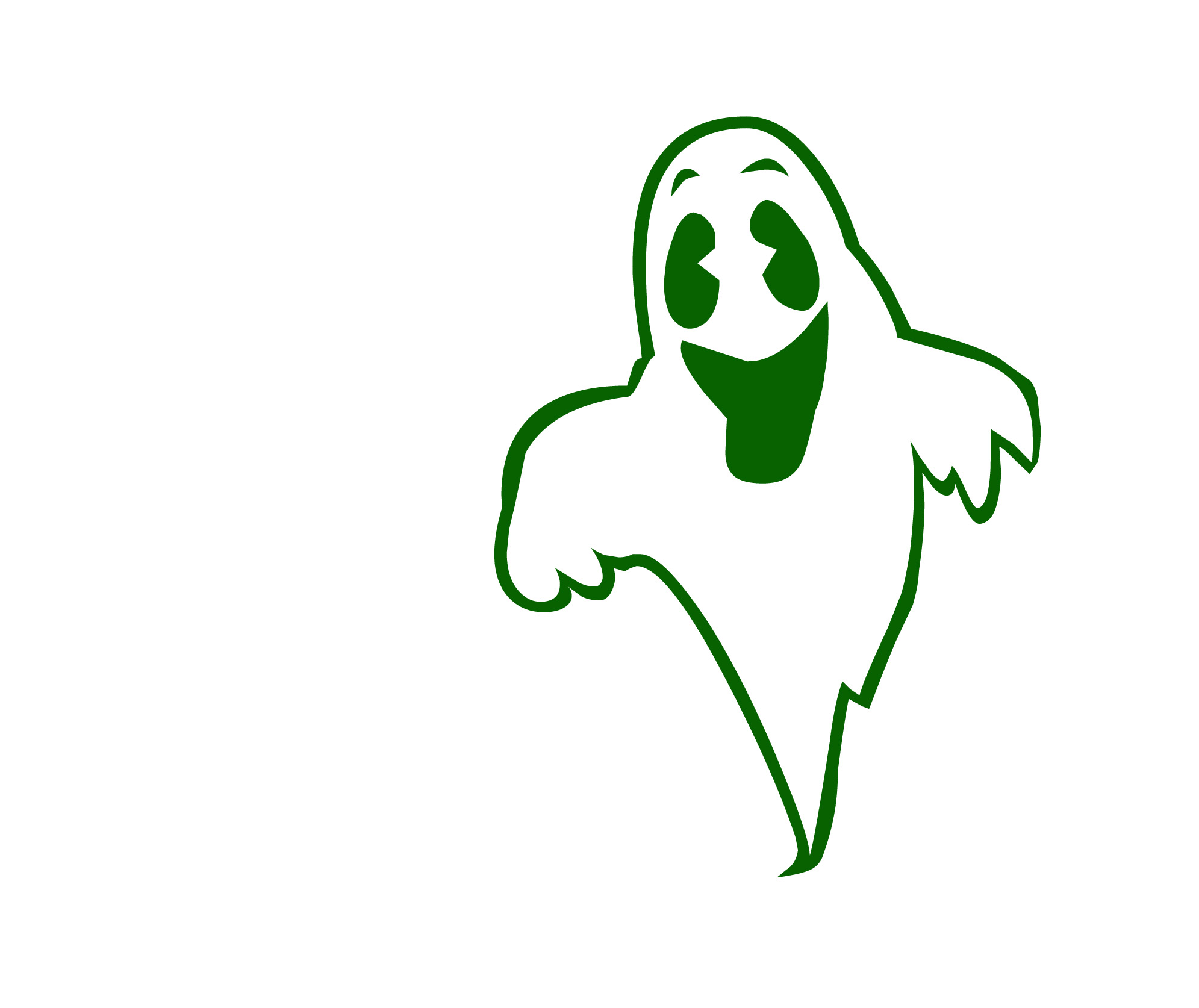clipart ghost smiling ghost