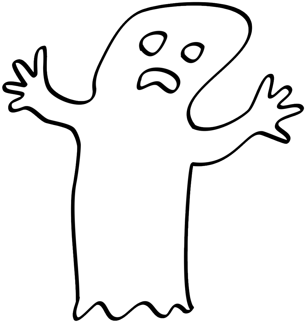 Clipart ghost spooky. Drawing images at getdrawings