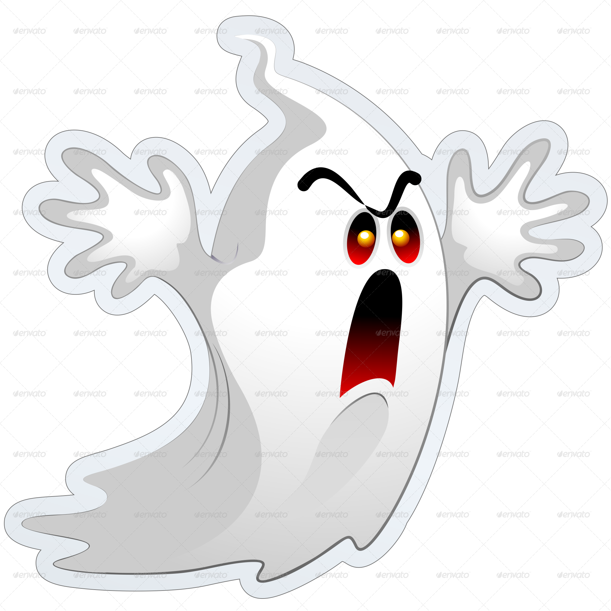 clipart ghost sticker