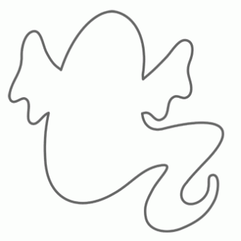 ghost clipart template