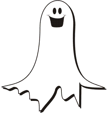 clipart ghost template