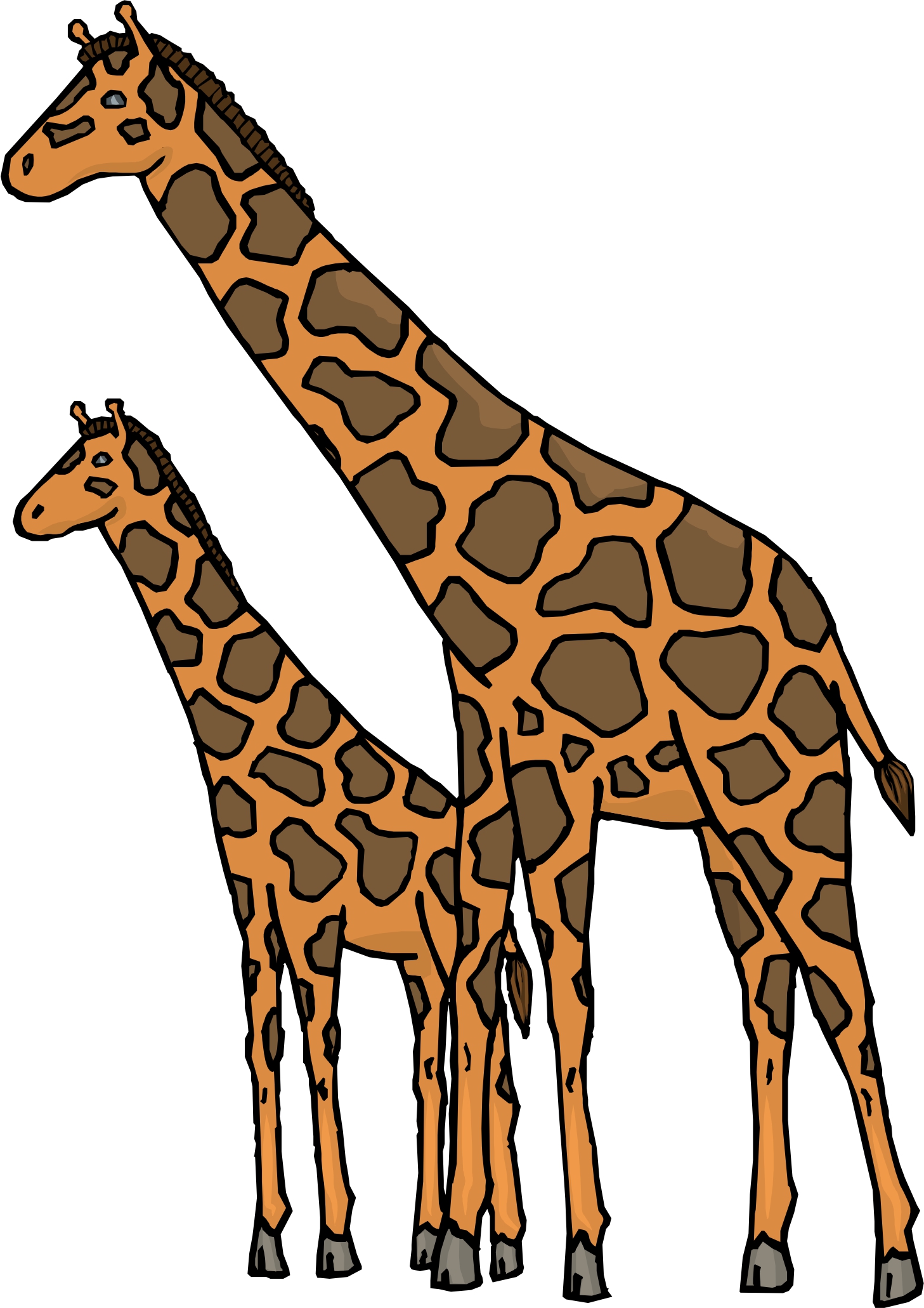 Cartoon baby images library. Clipart giraffe 2 giraffe