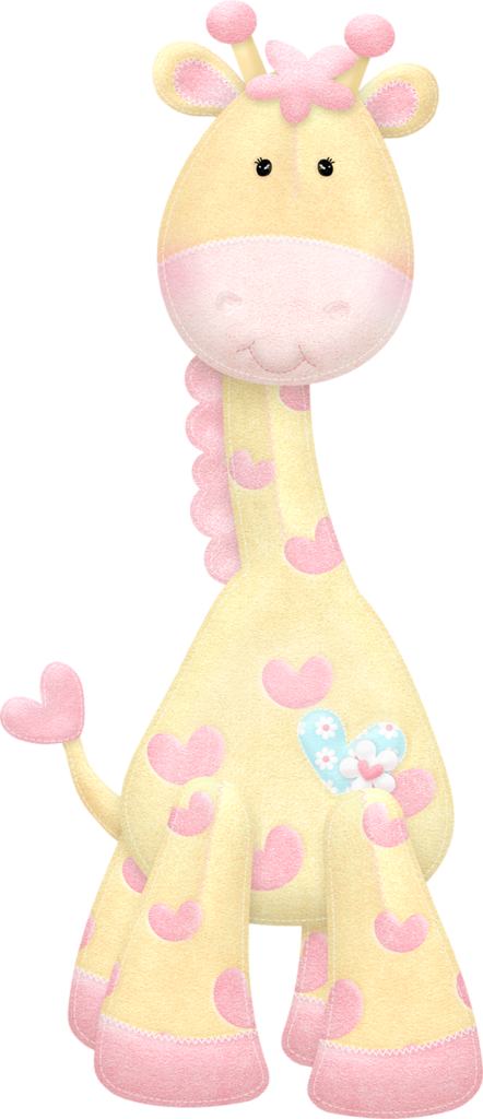 clipart giraffe baby girl