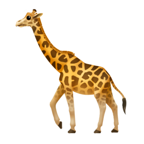giraffe clipart transparent background