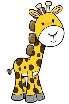 giraffe clipart comic