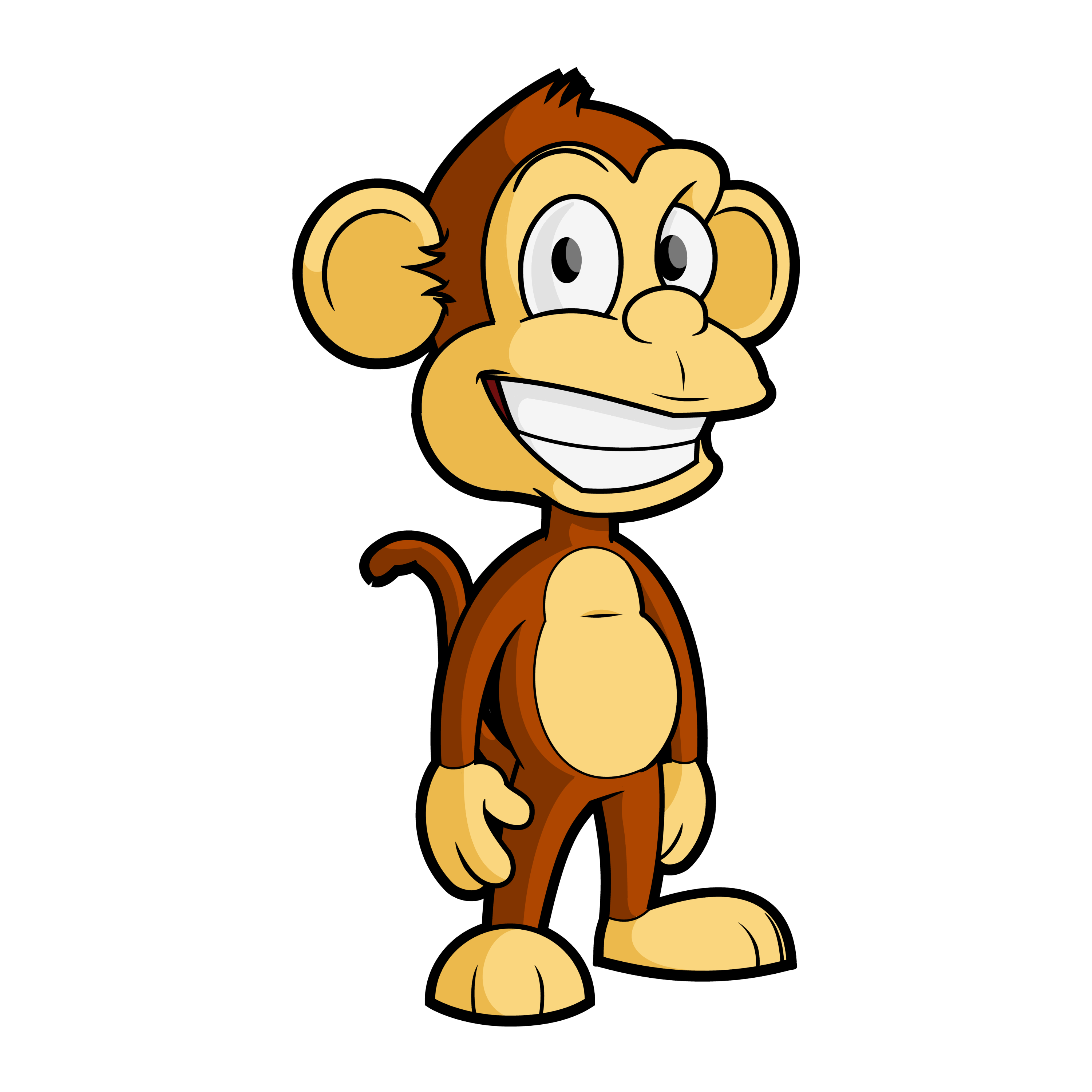 monkey clipart cartoon