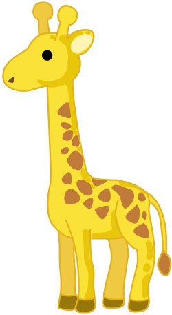 clipart giraffe easy