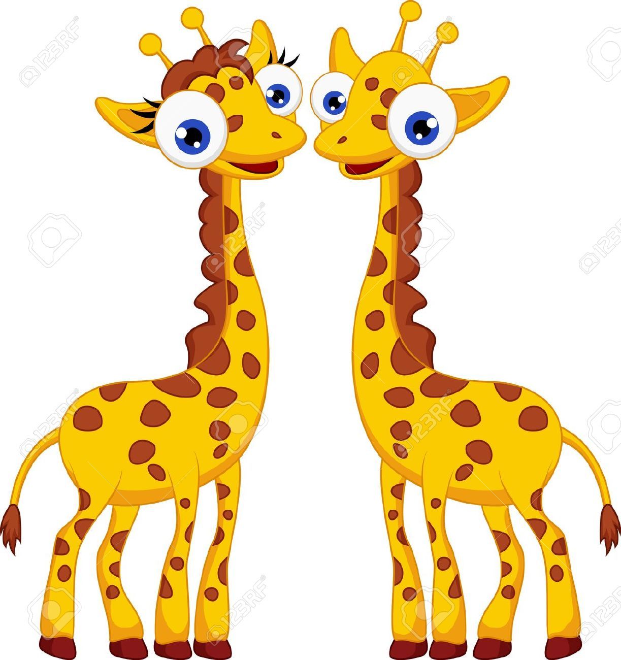 clipart giraffe friend