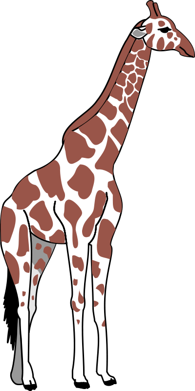 Giraffe clipart side view. Elmo and dorothy clip