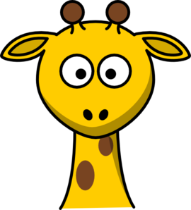 Clipart giraffe head. No body clip art